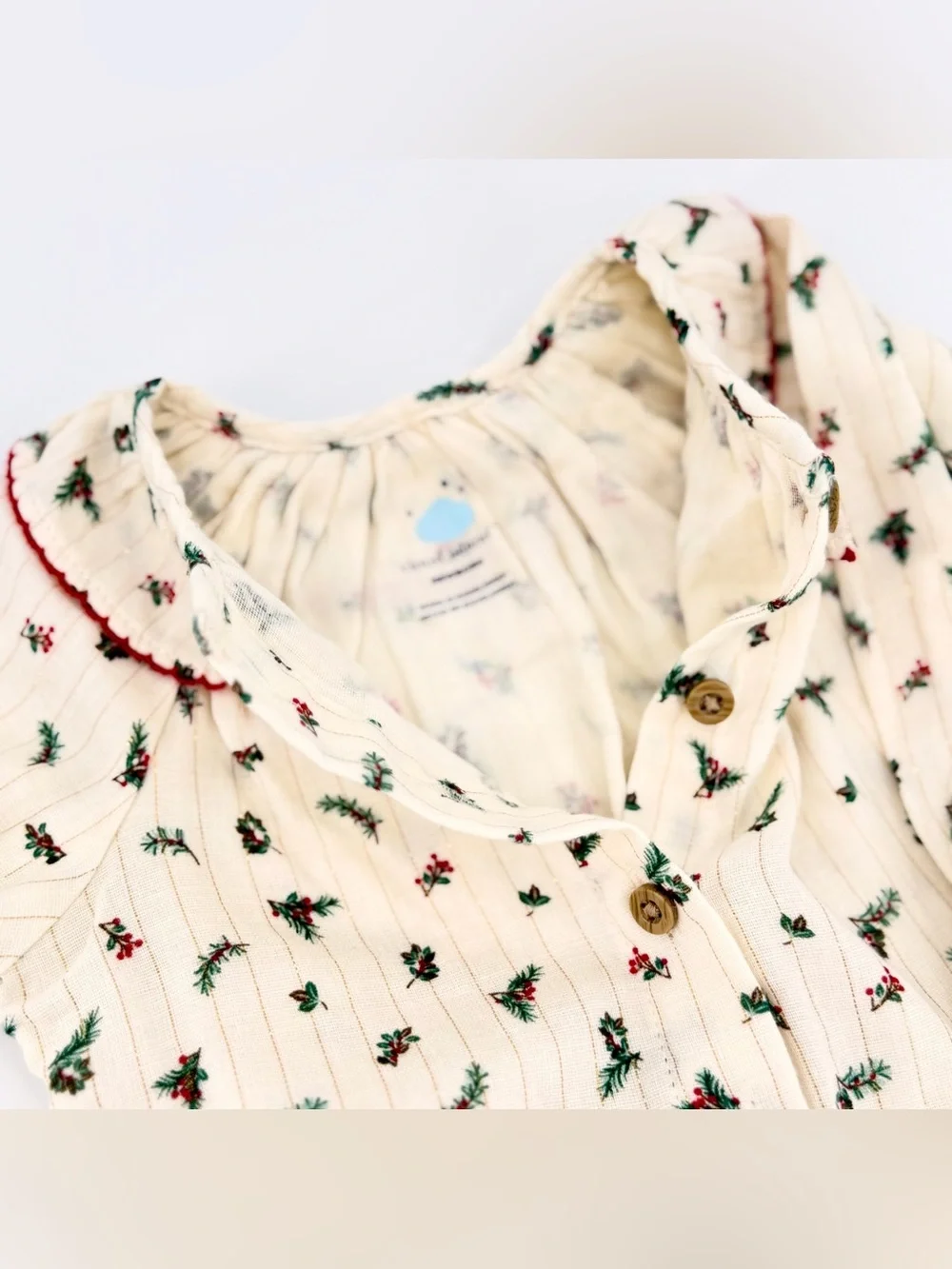 Cloud Island Newborn Christmas Holiday 2 Piece Outfit Set Floral NWT